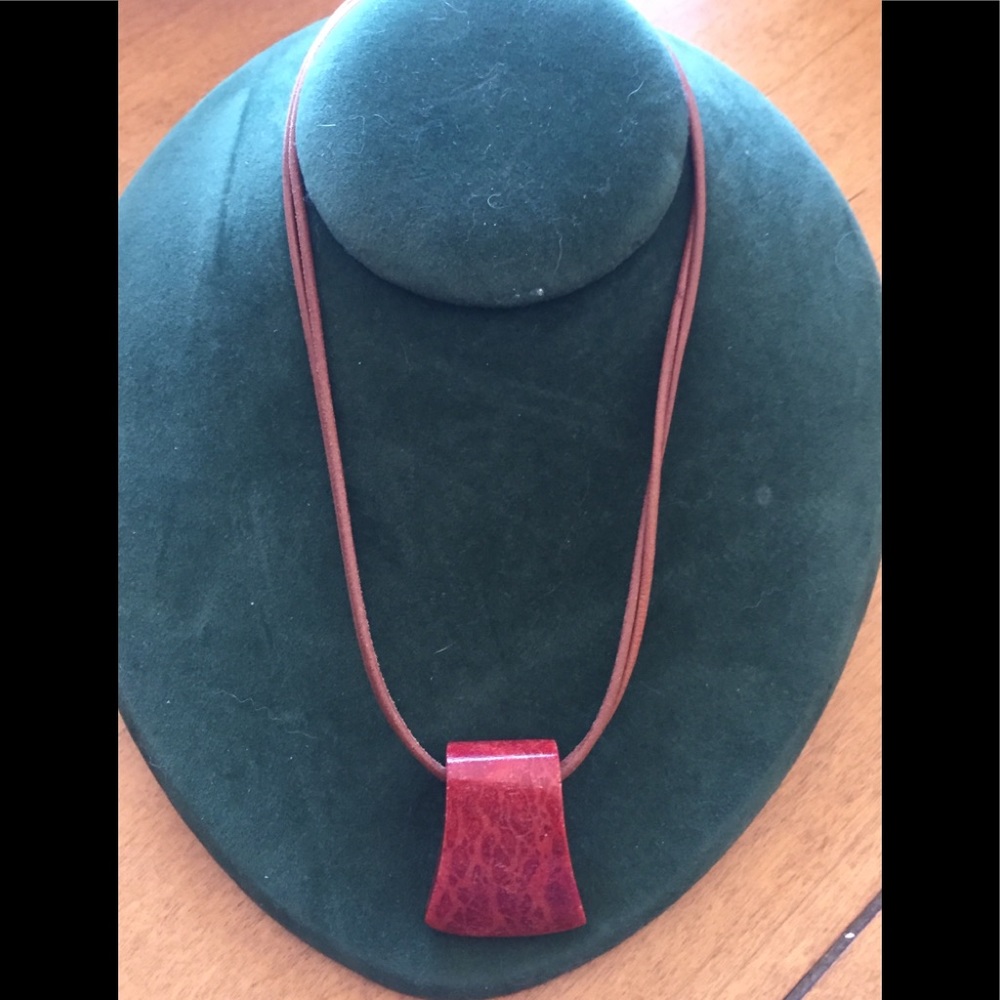 Silpada Red Coral Pendant